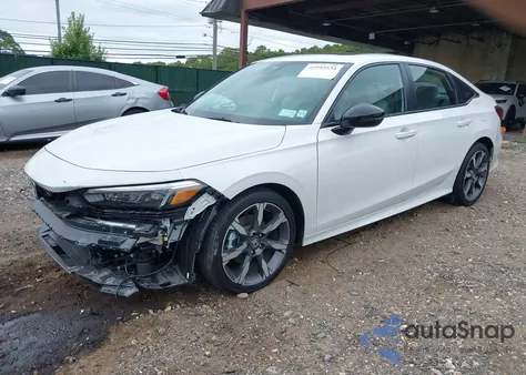 2025 Honda Civic Hybrid Sport/Sport Touring from USA, damaged, VIN 2HGFE4F82SH323630